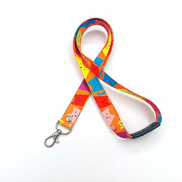 Ланта за бадж с пълноцветен печат и сейфти